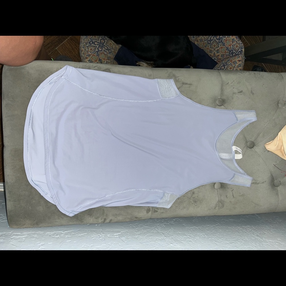 purple lulu tank top size 2
